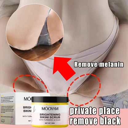 Turmeric & kojic Brightening Bikini Scrub