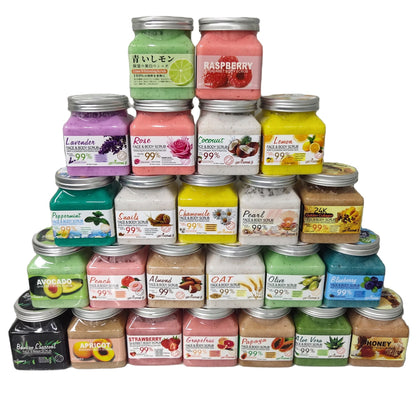 Natural Organic Sea Salt Whitening Body Scrub