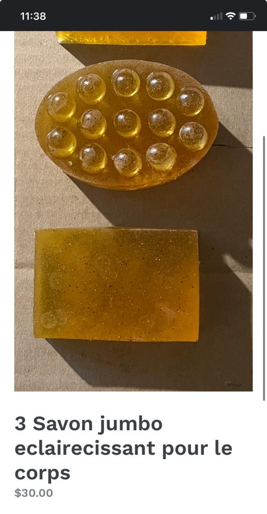 Caise Belle peau de soie Savon Turmeric/Lemon