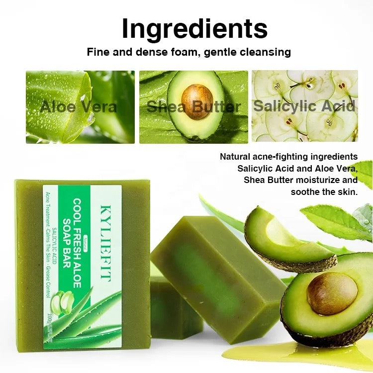 Natural Cool Fresh Aloe Soap