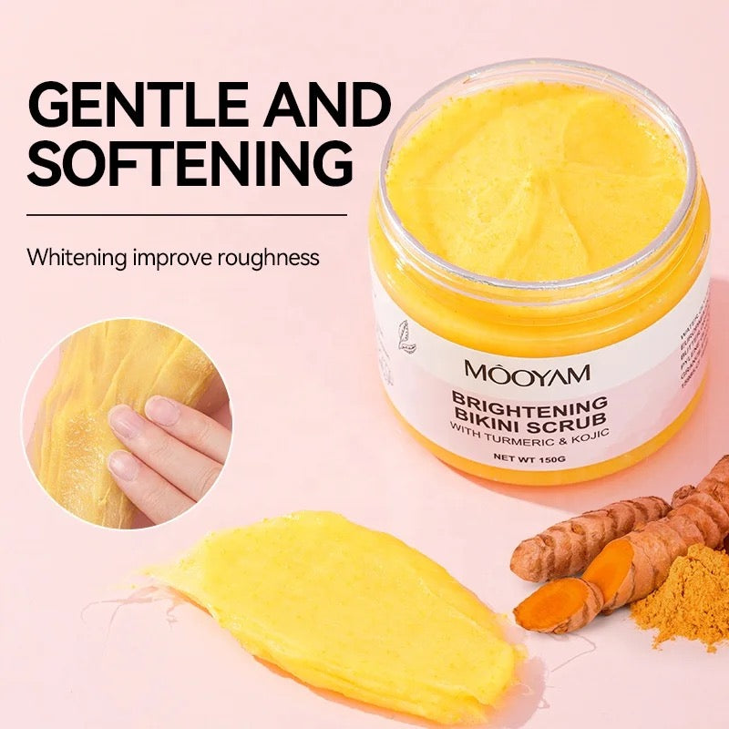 Turmeric & kojic Brightening Bikini Scrub