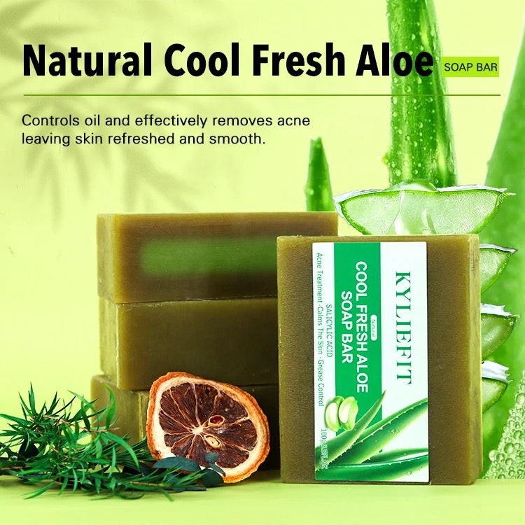 Natural Cool Fresh Aloe Soap