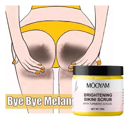 Turmeric & kojic Brightening Bikini Scrub