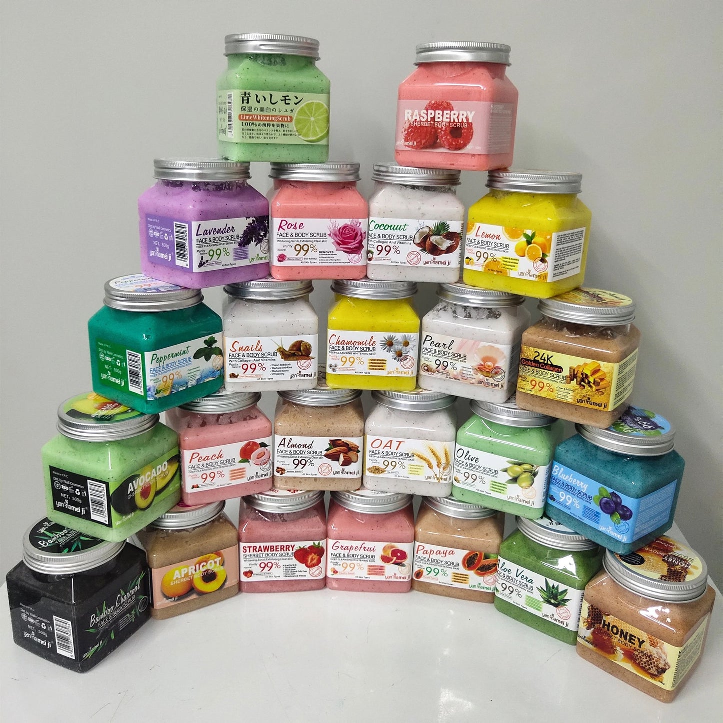 Natural Organic Sea Salt Whitening Body Scrub