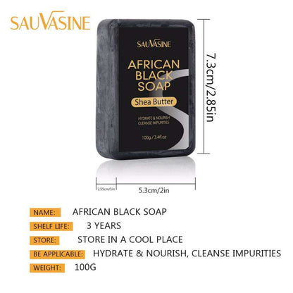 Natural Organic African Black Soap 3 for $15