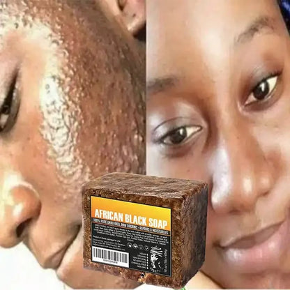 Natural Organic African Black Soap 3 for $15