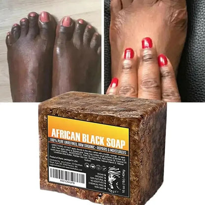 Natural Organic African Black Soap 3 for $15