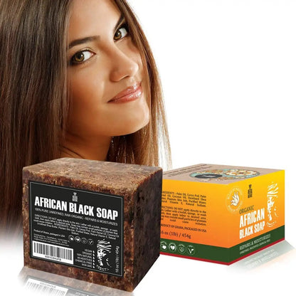 Natural Organic African Black Soap 3 for $15