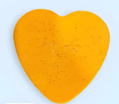 Turmeric heart Shaped face Soap