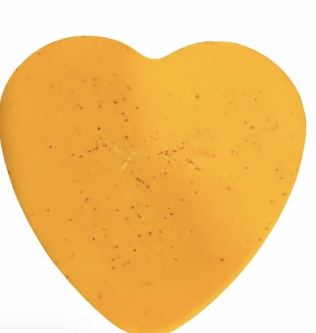 Turmeric heart Shaped face Soap