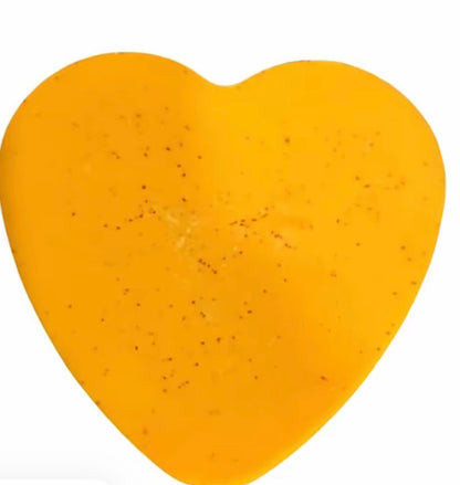 Turmeric heart Shaped face Soap