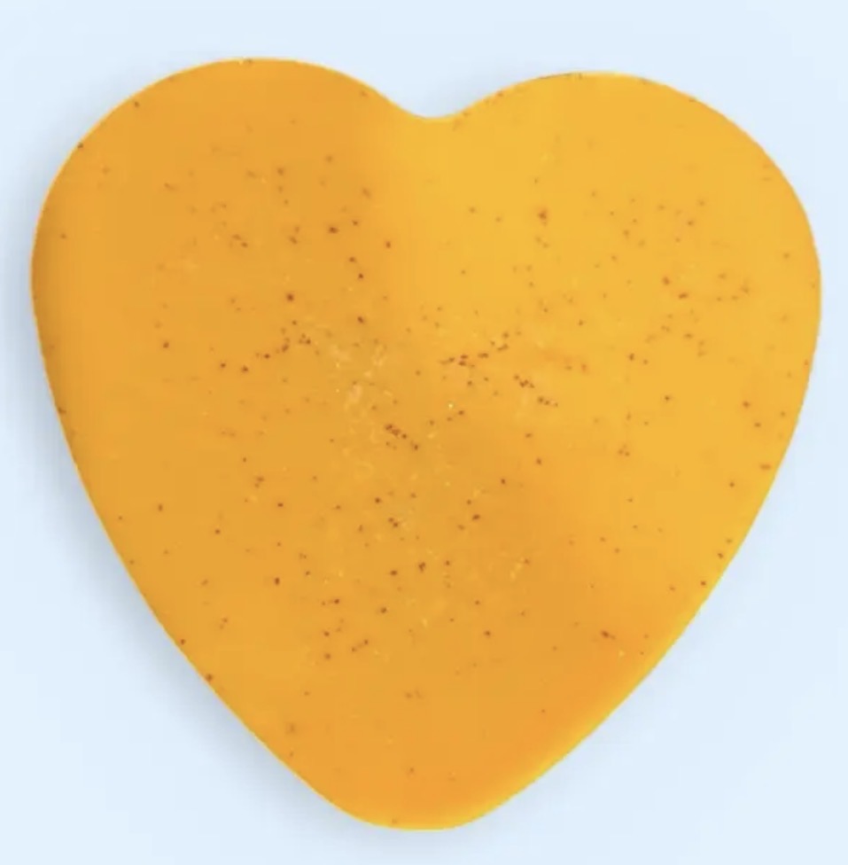 Turmeric heart Shaped face Soap