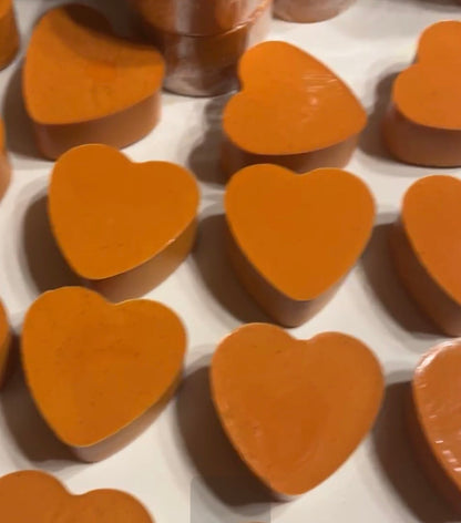 Turmeric heart Shaped face Soap