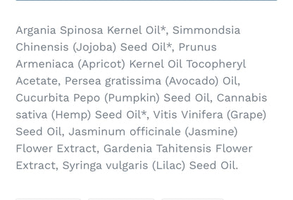 Restoring facial oil